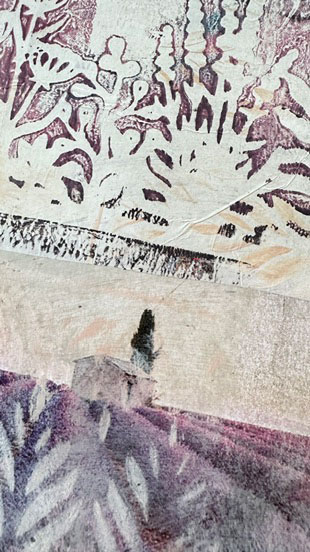Buch-Illustration mit klarer Struktur und dekorativer Wirkung